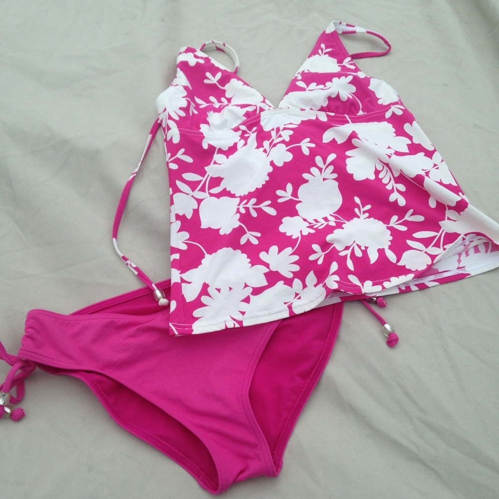 Michael Kors Halter Back Tankini Swimsuit